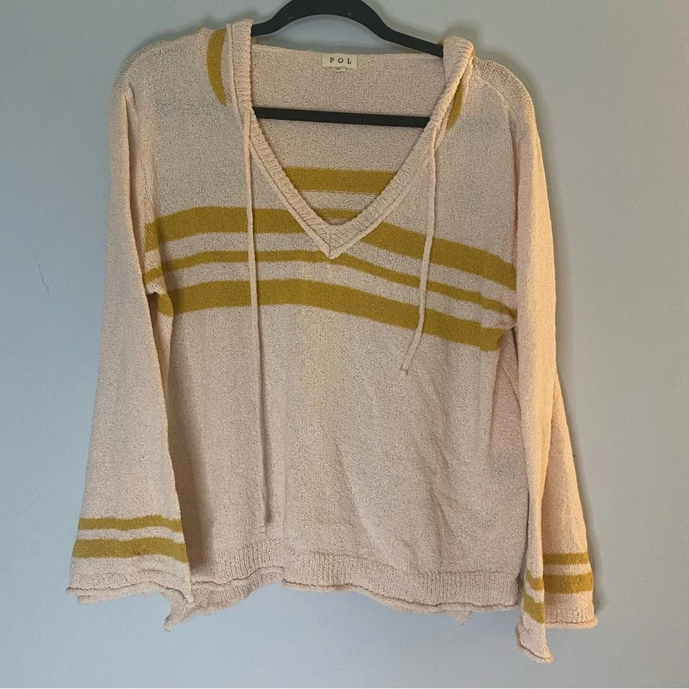 POL Women’s Oversized Lightweight Hoodie with Bell Sleeves Size Large - Picture 1 of 10